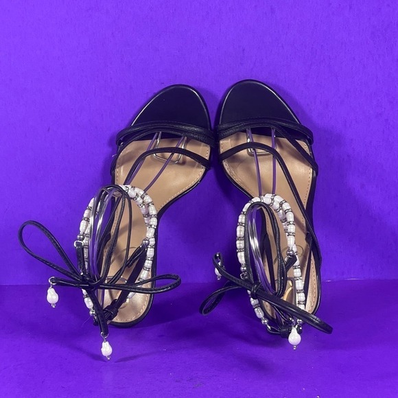 Sam Edelman Women's Black Leather Scarlette Strappy Sandal Shoe Size 6-NEW - Picture 5 of 8